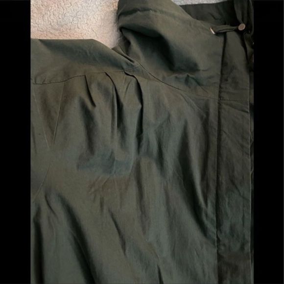 NWT RARE Theory Hunter Green Lightweight Drawstring Waist Full Zip Jacket Size S - Picture 12 of 15